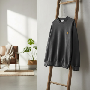 Carhartt WIP Black Crewneck Sweatshirt for Men