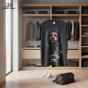 BC Street Wear Graphic Washed Black T Shirt