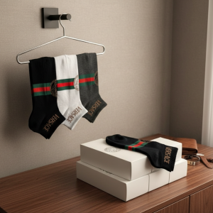 Luxury Men’s Cotton Ankle Socks Fashion Gift Box Set
