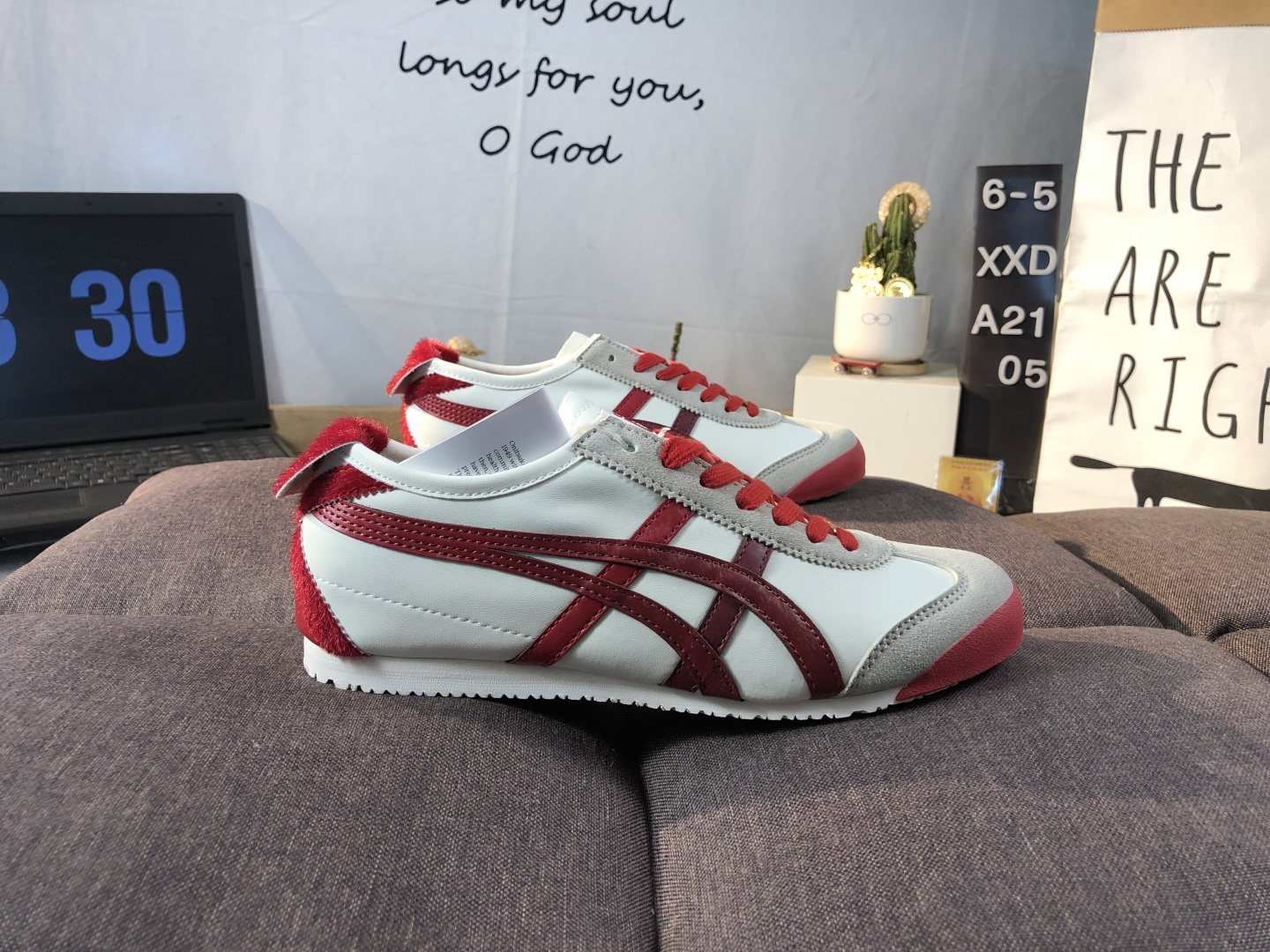 Onitsuka Tiger Mexico 66 Red White Sneakers