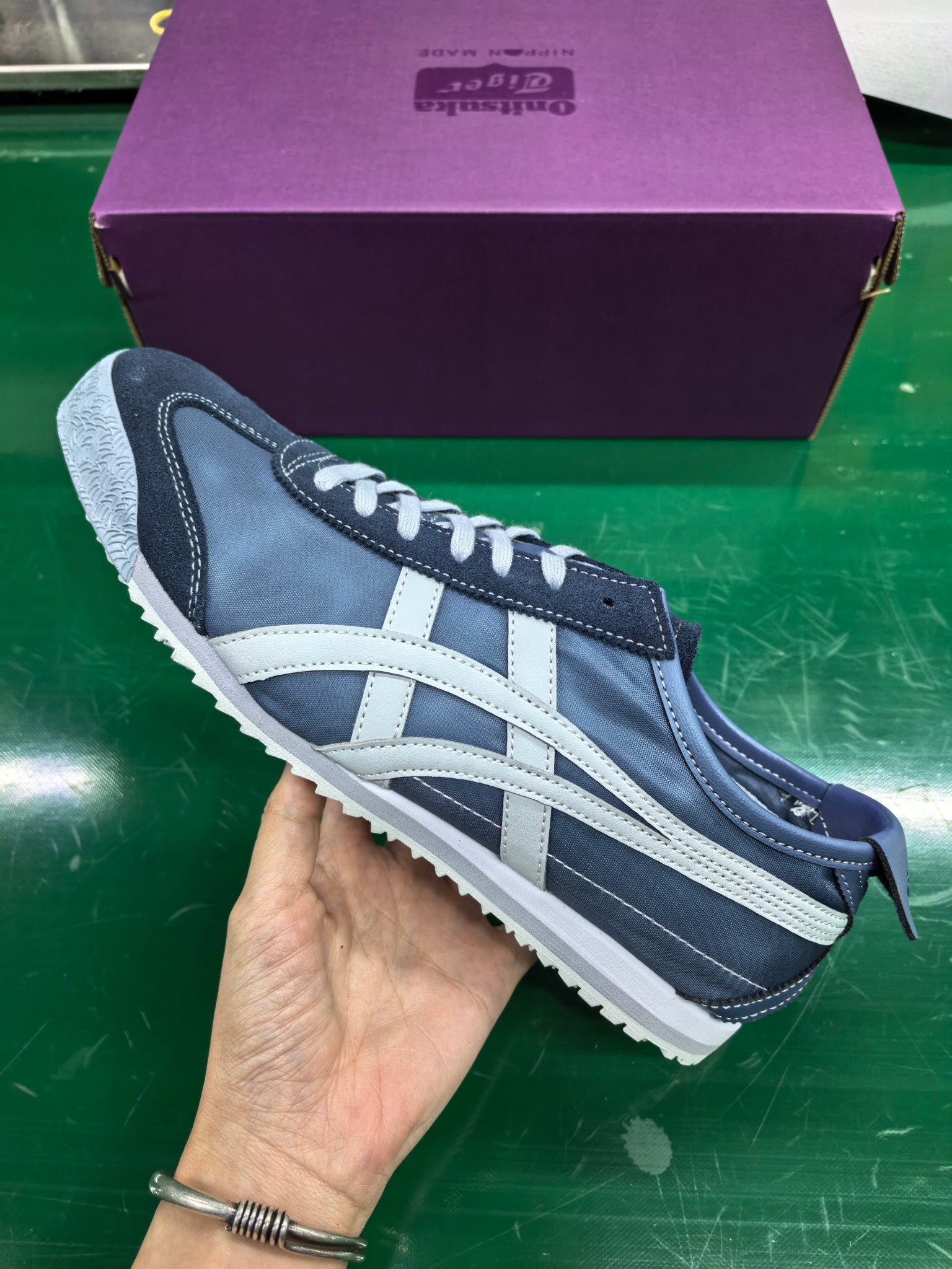 Onitsuka Tiger Blue White Running Shoes