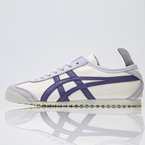 Onitsuka Tiger Mexico 66 Cream Purple Sneakers