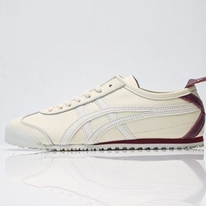Onitsuka Tiger Mexico 66 Beige Burgundy Sneakers