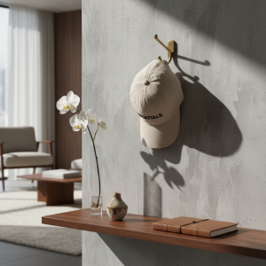 Essentials Classic Beige Cotton Adjustable Baseball Cap