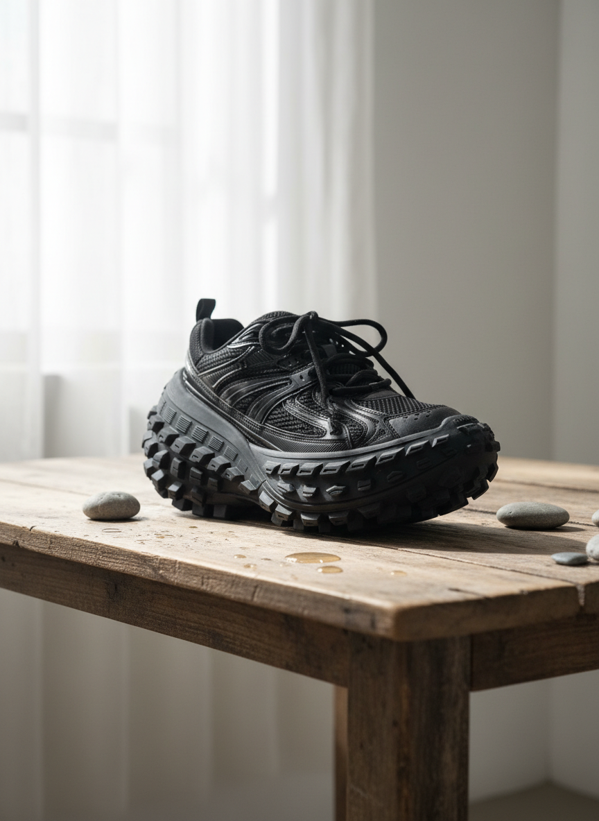 Balenciaga Track Black Chunky Sneaker Shoes