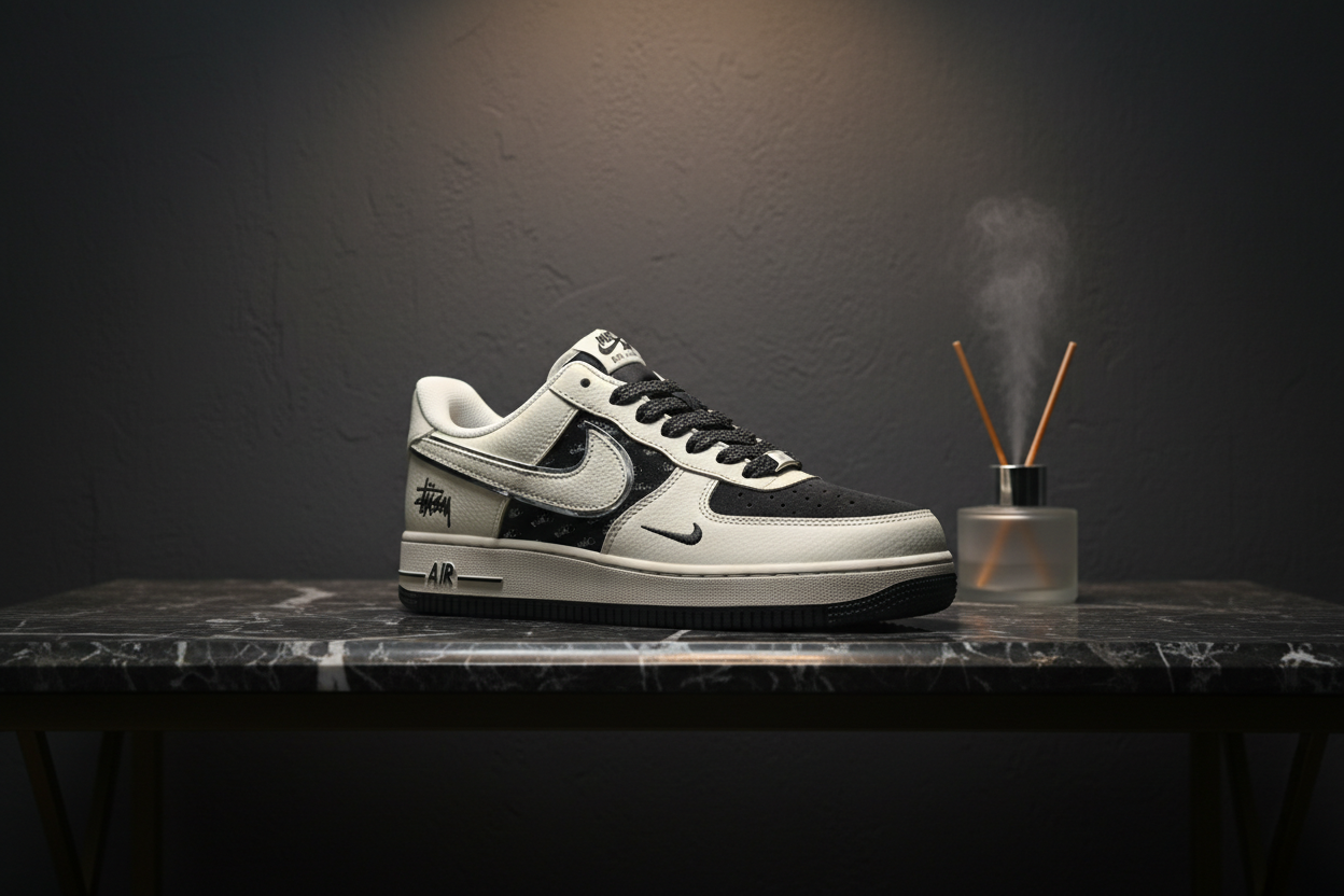 Stussy Black White Casual Sneakers