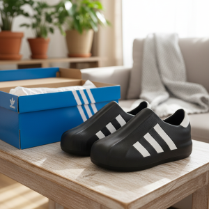 Adidas Adifom Superstar Black White Slip On Shoes