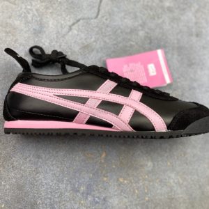 Onitsuka Tiger Black Pink Casual Sneakers Women