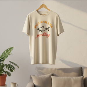 Paul & Shark Yachting Shark Logo Men T-Shirt
