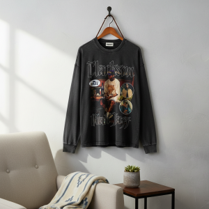 Vintage Utah Jazz Graphic Long Sleeve T-Shirt