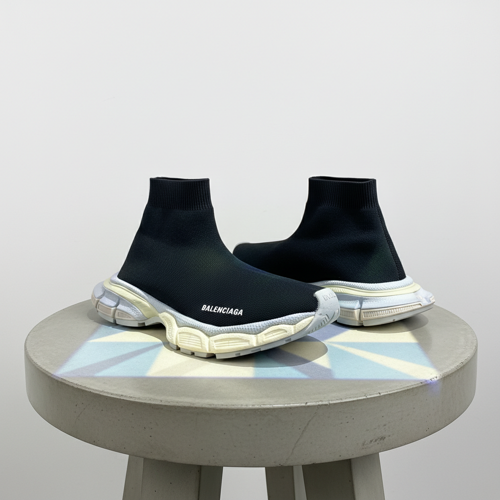 Balenciaga Speed Trainer Black Running Shoes