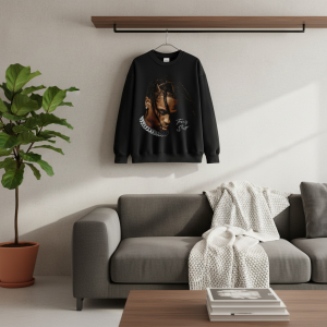 Vintage Graphic Black Hip Hop Streetwear Hoodie