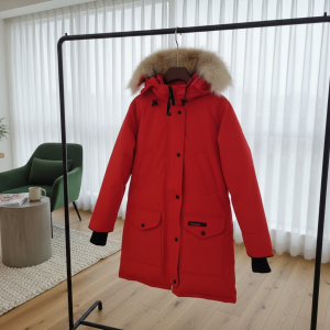 Canada Goose Red Parka Winter Down Jacket