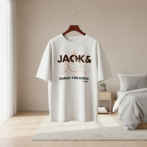 Jack & Jones White Graphic Print T-Shirt