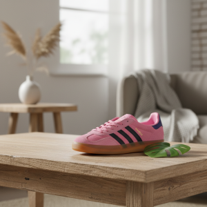 Adidas Gazelle Pink Suede Sneakers for Women