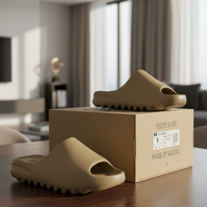 Adidas Yeezy Slide Beige Sand Unisex Casual Slippers