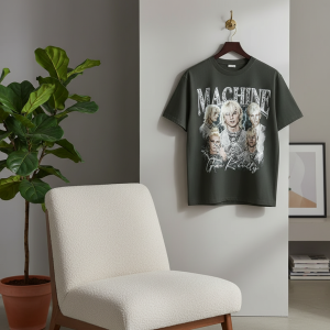 Vintage Rock Band Graphic Black T-Shirt