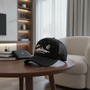 Hellstar Black Trucker Hat Streetwear Adjustable Cap