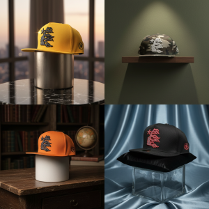 Hellstar Flame Embroidered Snapback Baseball Cap Unisex Hat