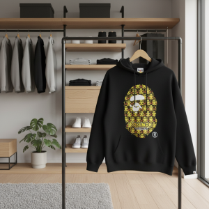 BAPE Pikachu Graphic Black Hoodie Pullover