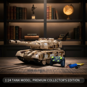 1:24 RC Desert Battle Tank Toy Set