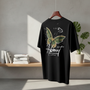 About Black Butterfly 3D Cotton Unisex T-Shirt