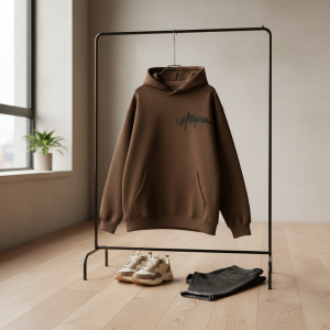 Travis Scott Brown Graphic Streetwear Hoodie