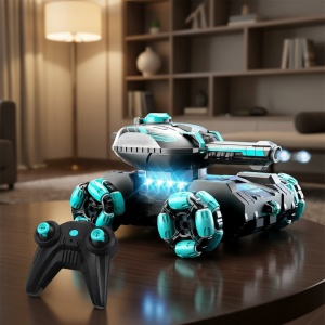 Remote Control Water Bullet Tank Toy for Kids 4WD 2.4G