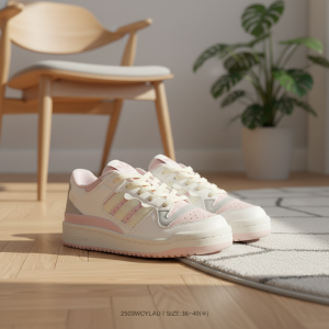 Adidas Forum Low Pink White Sneakers Women