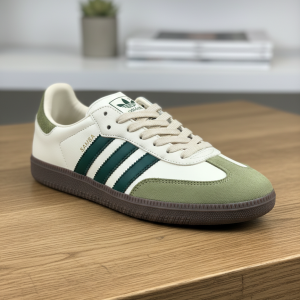 Adidas Samba Green White Casual Sneakers Shoes