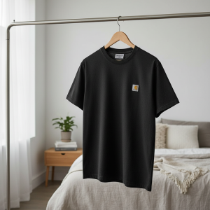Carhartt Men Black Casual Cotton T-Shirt