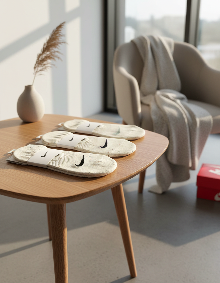 Nike Multicolor Logo Cotton Low Cut Socks 5Pack