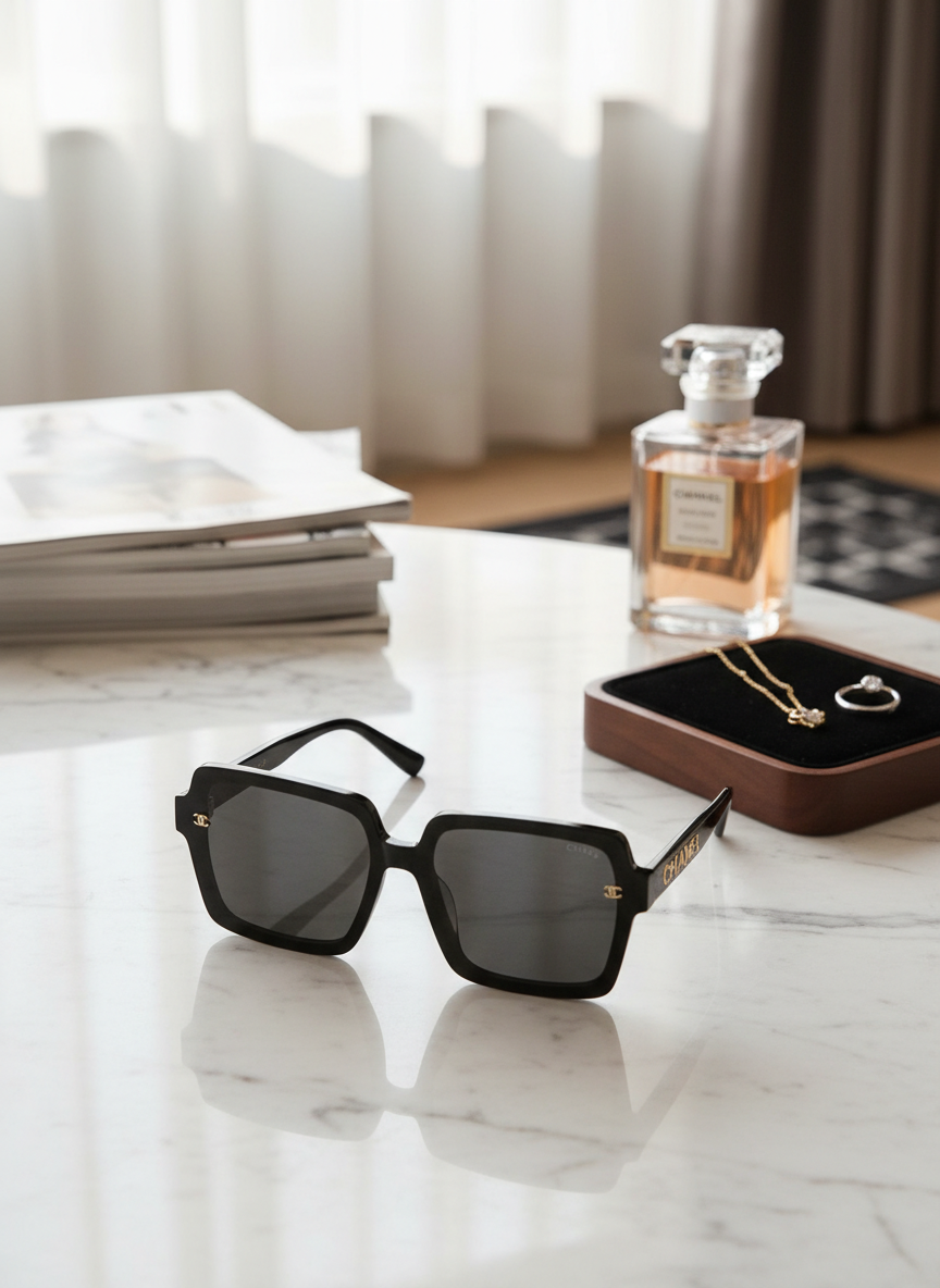 Chanel Women’s Knit Logo Pattern Sweater Pullover Top