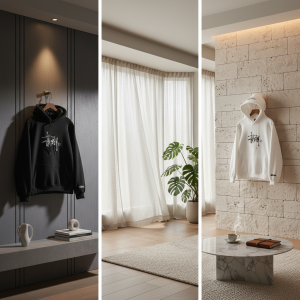 Stussy Street Style Logo Cotton Hoodies Men Women