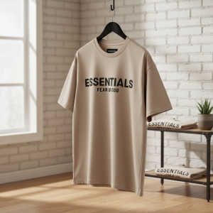 Essentials Fear of God Beige Casual T-Shirt