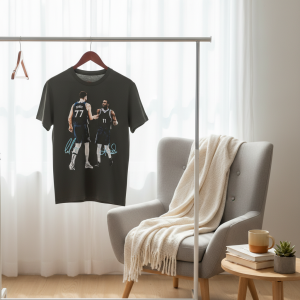 Basketball Graphic Print Streetwear Short Sleeve T-Shirt