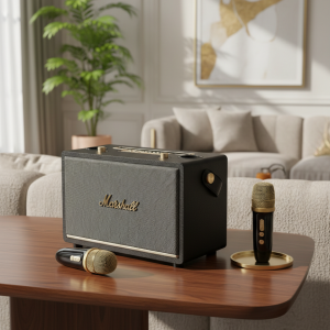 Marshall Bluetooth Speaker Wireless Microphone Set