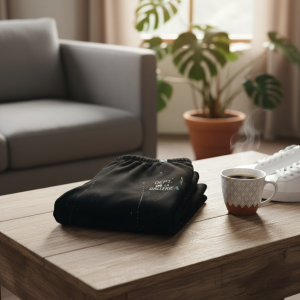 Gallery Dept Black Paint Splatter Cotton Pants