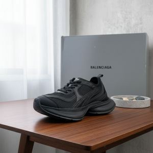 Balenciaga Runner Black Mesh Sneakers Shoes
