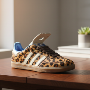 Adidas Leopard Print Classic Casual Sneakers