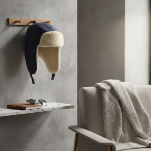 Carhartt Winter Trapper Hat Warm Earflap Navy