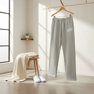 Broken Planet Gray Straight Leg Sweatpants