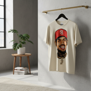 Vintage Hip Hop Graphic Print Cotton T-Shirt