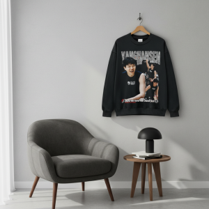 Yanghansen Basketball Graphic Black Sweatshirt 2025 Edition