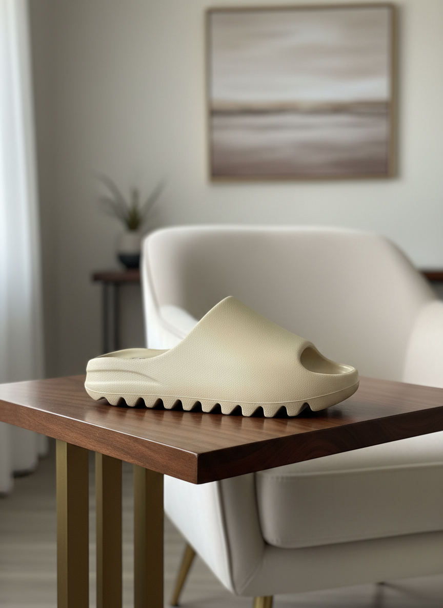 Adidas Yeezy Slide Pure Beige Sandals Casual Shoes