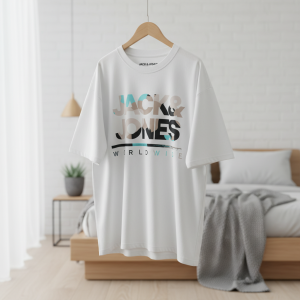 Jack & Jones Worldwide Graphic White T-Shirt
