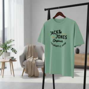 Jack & Jones Originals Green Graphic T-Shirt 1990