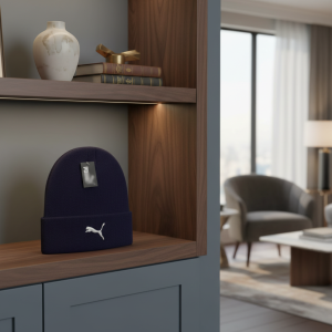 Puma Classic Knit Beanie Hat for Men Women Navy