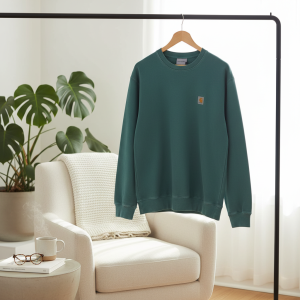 Carhartt Men’s Casual Crewneck Green Sweatshirt