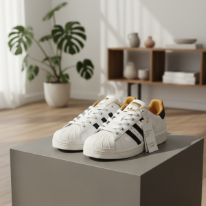 Adidas Superstar White Black Casual Sneakers
